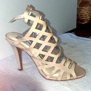 New Touch Ups caged heels